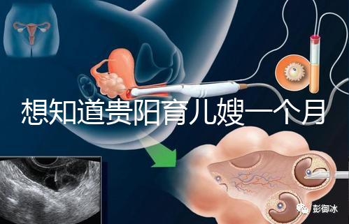 想知道貴陽育兒嫂一個月戳多少錢，云巖2萬夠不夠