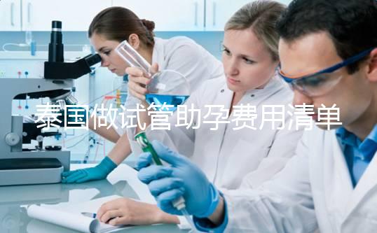 泰國做試管助孕費(fèi)用清單，涵蓋所有項(xiàng)目分析，幫助你懷孕！