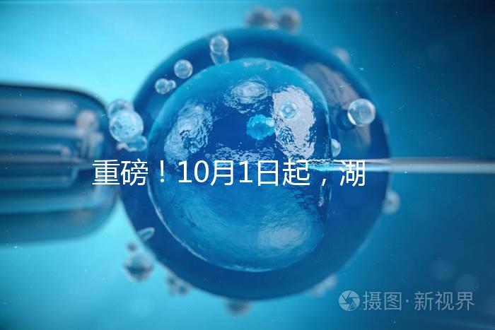 重磅！10月1日起，湖南省試管嬰兒納入醫保報銷（附29家醫保定點醫院）