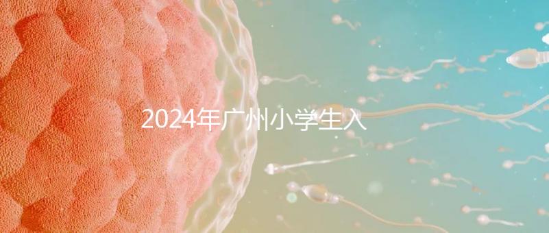 2024年廣州小學生入學年齡新規定，荔灣區6歲以上是基本條件